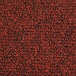 vidaXL Tapis autoadhésifs de marches 10 Pièces Rouge 65x21x4cm Aiguilleté