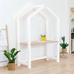 Bureau enfant cabane STOLLY blanc et verni
