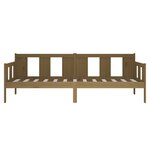 vidaXL Lit de jour sans matelas marron miel bois pin massif 90x190 cm