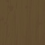 vidaXL Table basse Marron miel Ø 35x35 cm Bois massif de pin