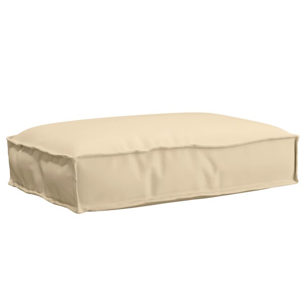 vidaXL Coussin en Palette pour siège Beige 60x40x8 cm Tissu Oxford