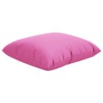 vidaXL Coussins décoratifs 4 Pièces Rose 60x60 cm Tissu