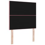 vidaXL Tête de lit avec design blocs diamants rose 100 cm en velours
