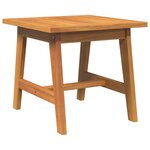 Ensemble Bistro 3 Pièces avec Coussins en Bois Massif d'Acacia