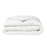 Parure de lit - 240 x 260 cm - 100  Satin de coton - Craie