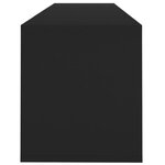 vidaXL Meuble TV Noir 120x30x40 5 cm Bois d'ingénierie