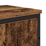 vidaXL Ensemble de meubles de salle de bain 2 pièces en bois ancien et en bois d'ingénierie