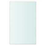 vidaXL Panneau pour étagère Verre transparent 20 x 12 cm