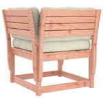 vidaXL Canapé de jardin accoudoirs avec coussins bois massif douglas