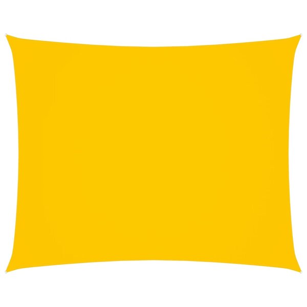 Vidaxl voile de parasol tissu oxford rectangulaire 2 5x3 5 m jaune