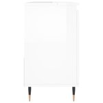 vidaXL Armoire de salle de bain blanc brillant 65x33x60 cm