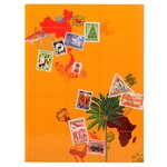 Album De Timbres Globe-trotter 16 Pages Noires - 22 5x30 5 Cm - Visuels Assortis - X 5 - Exacompta