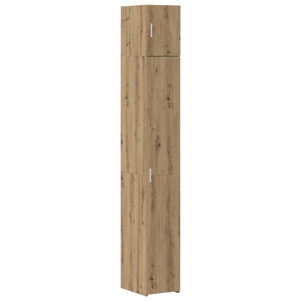 vidaXL Meuble de rangement étroit Chêne Artisan 30x42 5x225 cm Bois d'ingénierie