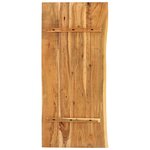 vidaXL Dessus de meuble-lavabo de salle de bain Acacia 140x52x3 8 cm