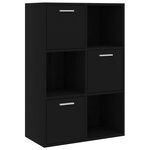 vidaXL Armoire de rangement Blanc 60x29 5x90 cm Bois d'ingénierie