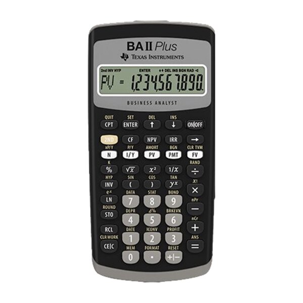 Texas Instruments BA II Plus Calculatrice Financière TI-BAII Plus
