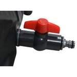 FLO Réservoir d'eau de pluie pliable 100 L noir