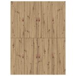 vidaXL Cadre de lit de rangement Chêne Artisan 140x200 cm