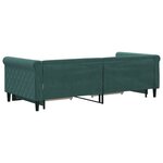 vidaXL Lit de jour avec gigogne et tiroirs sans matelas 90x200 cm