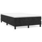 vidaXL Cadre de lit sans matelas noir 120x200 cm velours