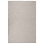vidaXL Tapis à tissage plat d'extérieur 120x170 cm Taupe