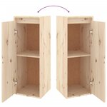 vidaXL Meubles TV 6 Pièces Bois massif de pin