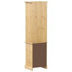 vidaXL Armoire de salle de bain Corona 50x40x185 cm bois de pin massif