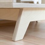 Meuble de rangement NABOSKY gris 1x2