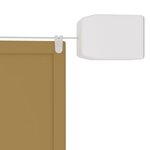vidaXL Auvent vertical Beige 180x600 cm Tissu oxford