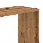 vidaXL Bibliothèque 5 niveaux chêne artisanal bois ingénierie