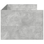 vidaXL Lit de jour avec tiroirs sans matelas gris béton 90x200 cm
