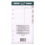 Recharge Accessoires Organiseur REPERTOIRE TEL Timer 17 Blanc 10 x 17 cm QUOVADIS