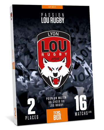 Coffret cadeau - TICKETBOX - LOU Rugby