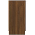 vidaXL Meuble à chaussures Chêne marron 59x35x70 cm Bois d'ingénierie