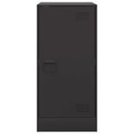 vidaXL Buffet noir 34 5x39x73 cm acier