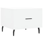 vidaXL Tables basses 2 Pièces blanc 50x50x40 cm bois d'ingénierie