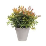Pot de fleurs rond avec roues Loft Urban Ø 50 cm - Gris chaud