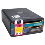 Module De Classement Small Box 3 Tiroirs Neo Deco - Couleurs Assorties - Exacompta
