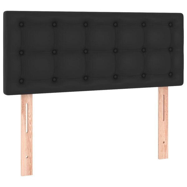 vidaXL Tête de lit Noir 90x5x78/88 cm Similicuir