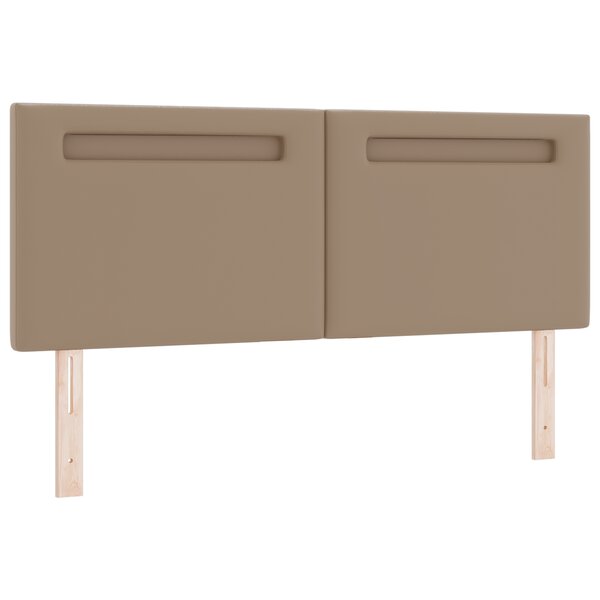 vidaXL Tête de lit design simple cappuccino 140 cm en simili cuir