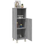 vidaXL Armoire de bain Sonoma gris 30x30x95 cm Bois d'ingénierie