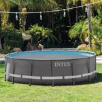 Bâche a bulles renforcée pour piscine - Ronde - Ø 4,27 m - Gris