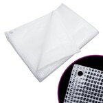 vidaXL Bâche de gaze 140 g/m² 6x12 m Blanc