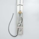 SCHÜTTE Panneau de douche SANSIBAR Couleur d'acier inoxydable