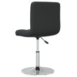 vidaXL Chaises à manger lot de 2 noir similicuir