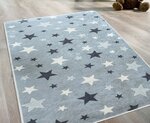 Tapis enfant Etoile 120 x 160 cm - Gris