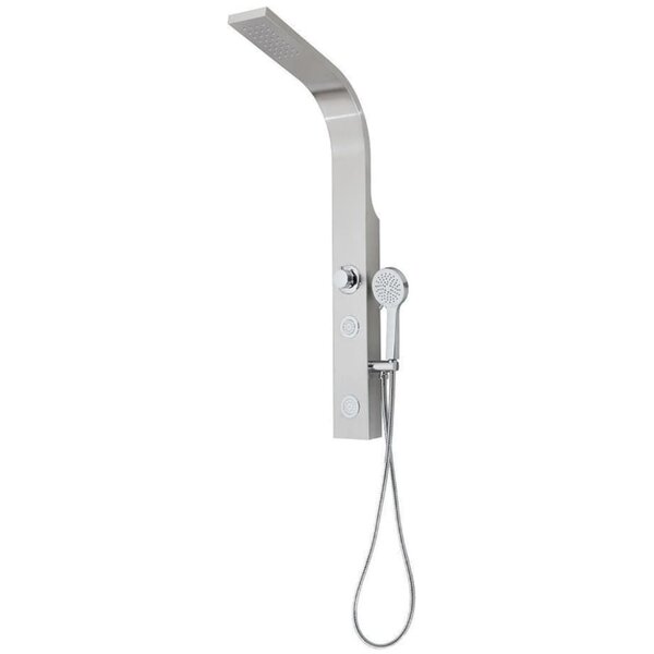 SCHÜTTE Panneau de douche SANSIBAR Couleur d'acier inoxydable