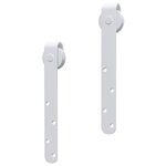 vidaXL Kit mini de porte d'armoire coulissante Acier au carbone 122 cm