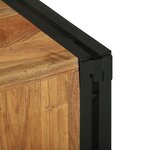 vidaXL Rangement à vin 34.5x35x39 cm Bois massif d'acacia