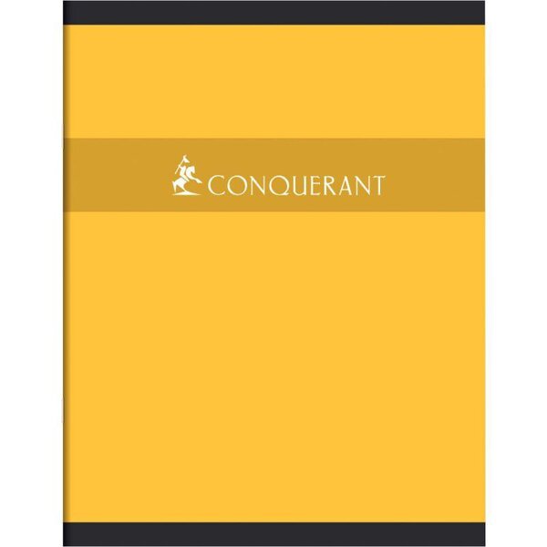 Cahier scolaire piqûre papier 70 grammes Couverture carte assortie 17x22 cm 96 pages grands carreaux